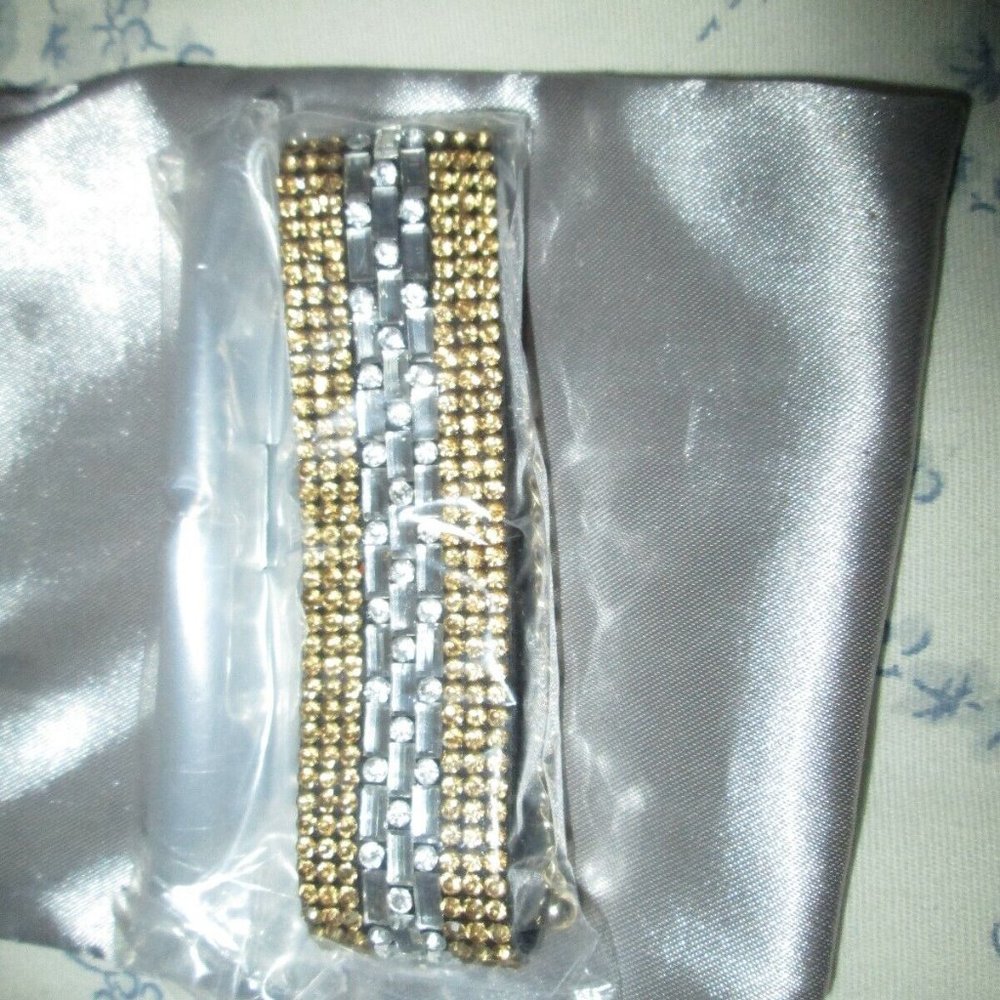 Park Lane Gold and Clear Crystal Choker Necklace New AKA ZEN